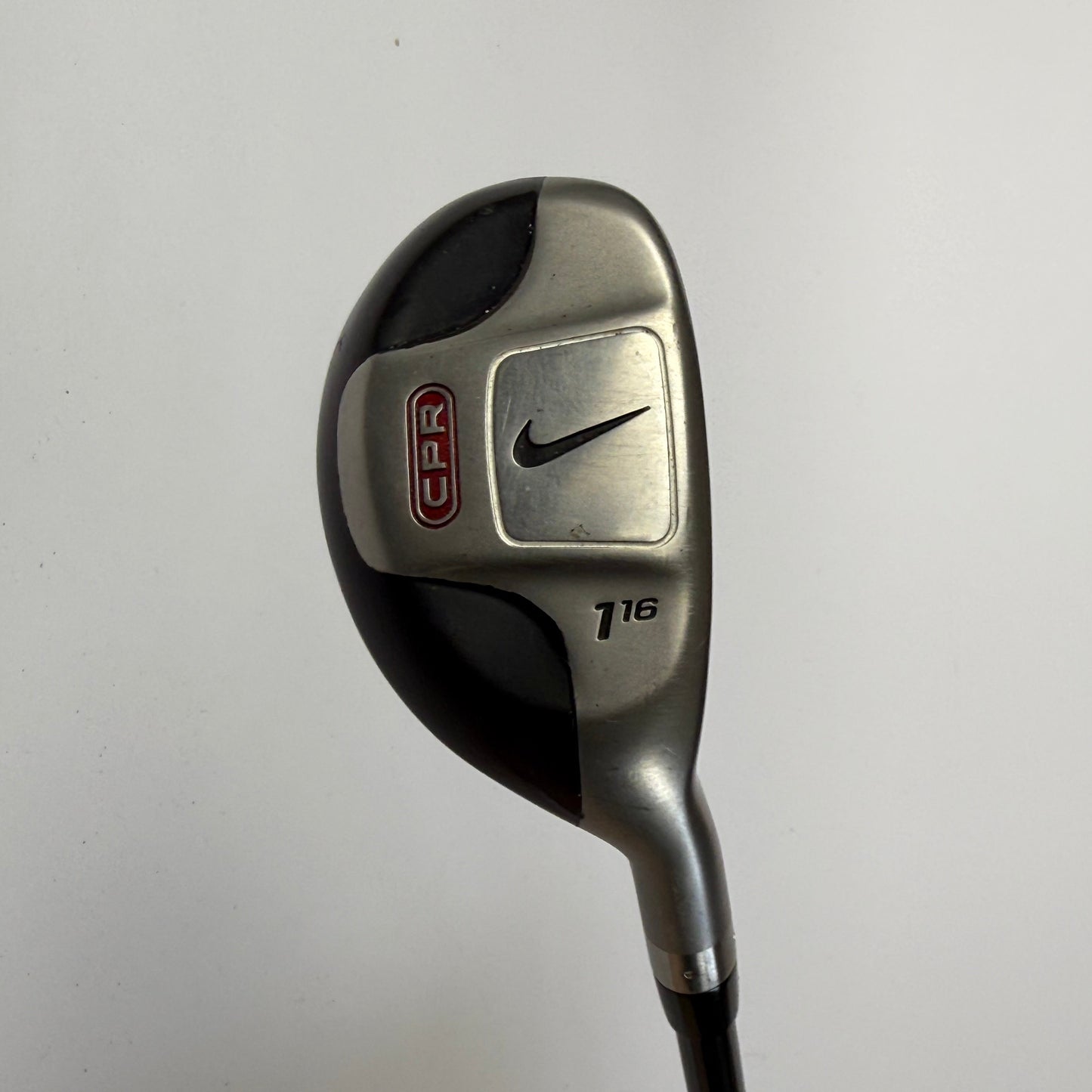 Hybrid golf club with Nike logo on a white background