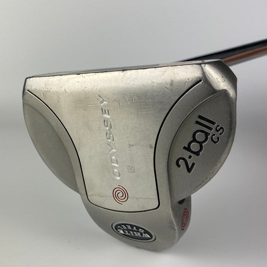 Odyssey White Steel 2-Ball CS Putter - Right Handed (34")