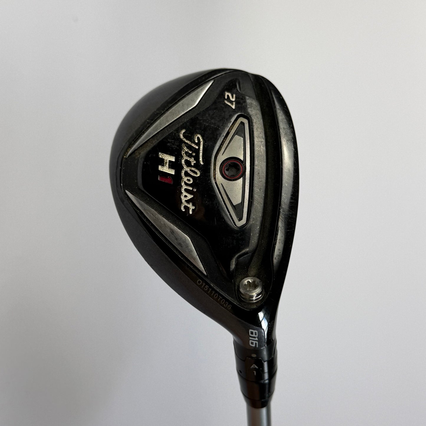 Hybrid golf club with Titleist logo on a white background