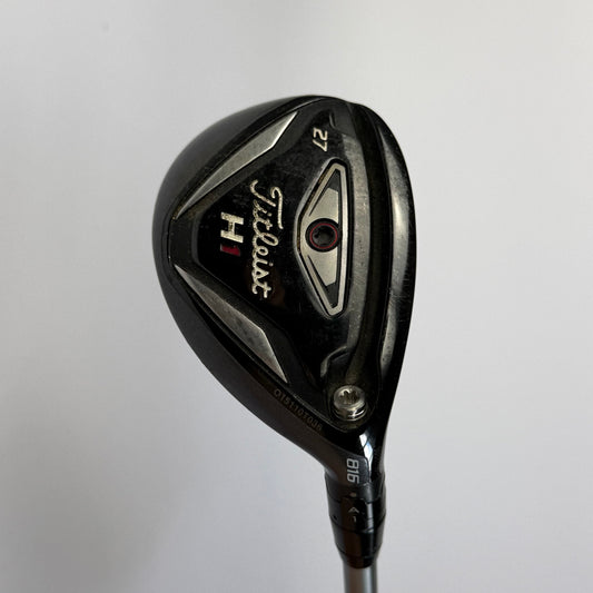Hybrid golf club with Titleist logo on a white background