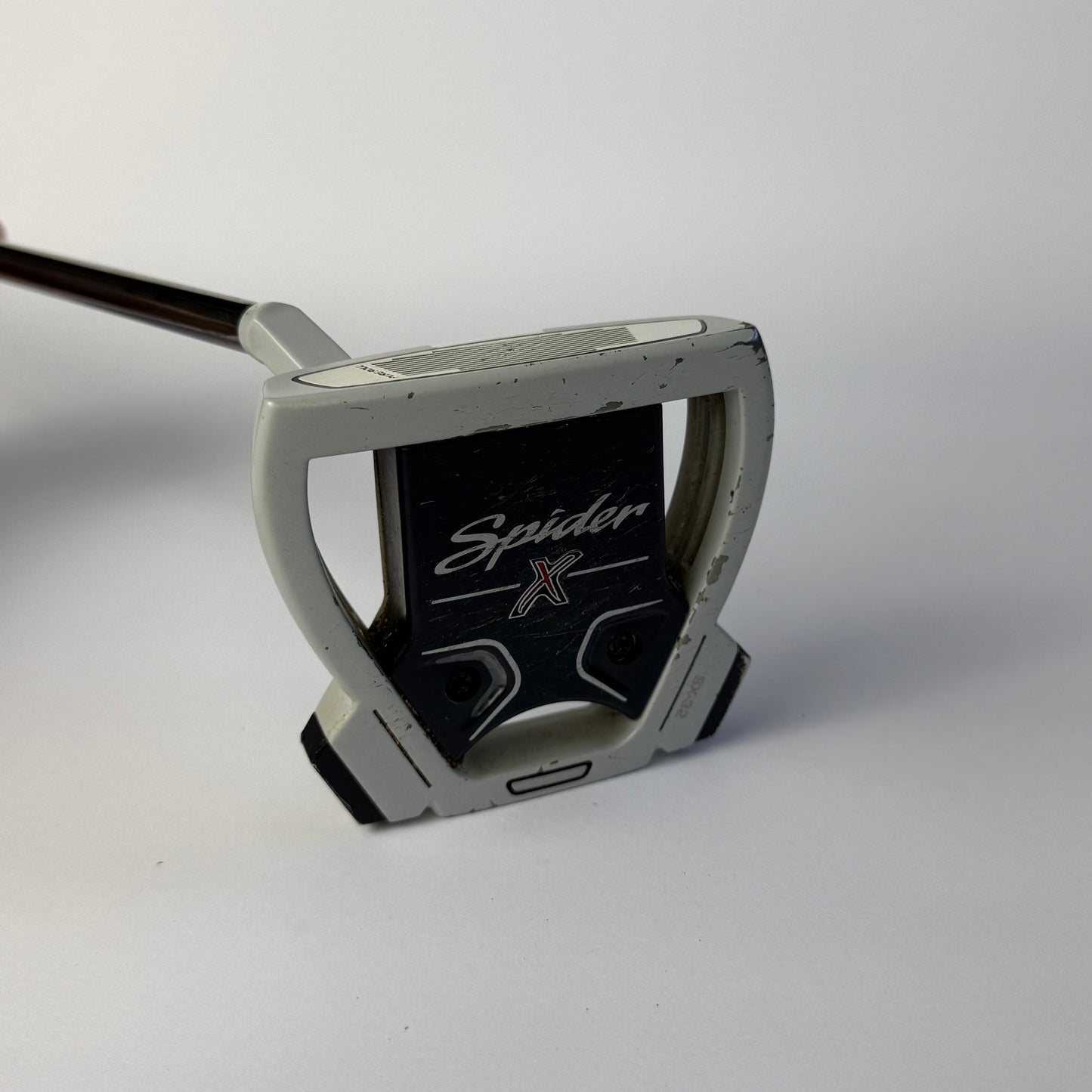 Taylormade Spider X putter golf club on a white background