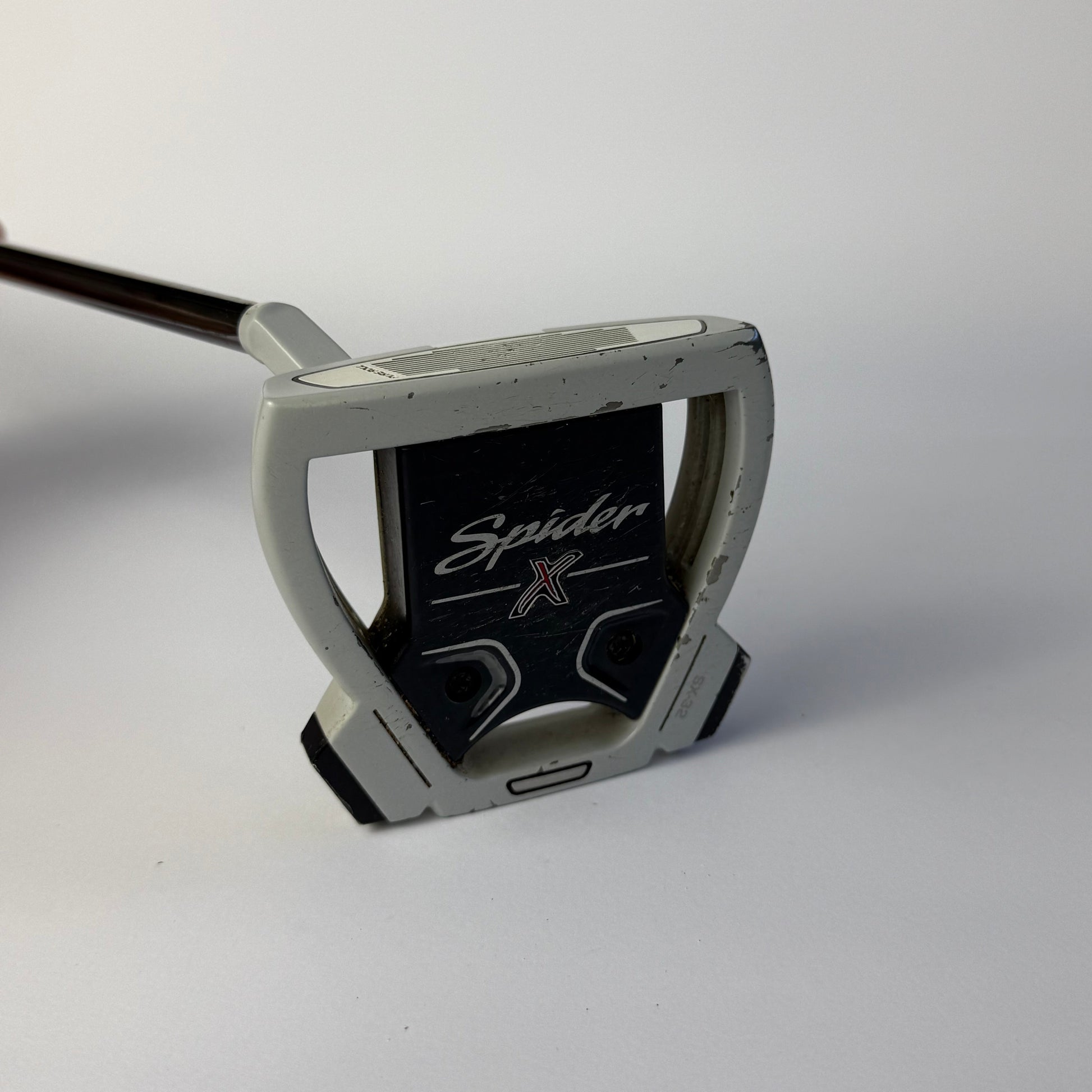 Taylormade Spider X putter golf club on a white background